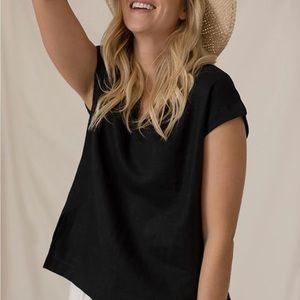 Sympli Linen Top size XS